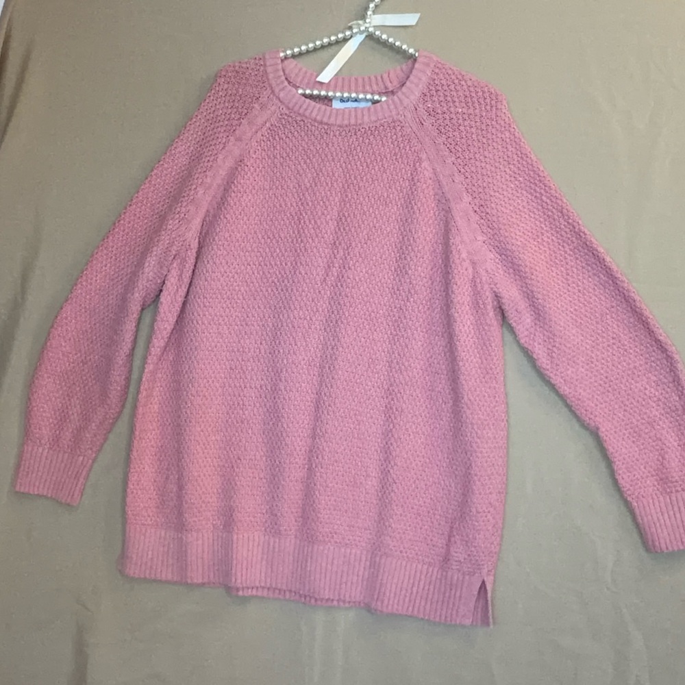 Old Navy Women's Sweater in Soft Pink